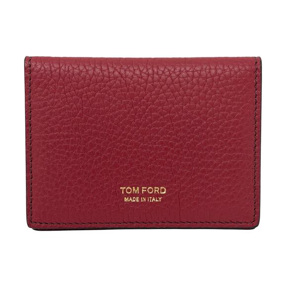 Tom Ford Red Bifold Wallet - Picture 1 of 11